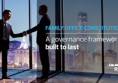 Family office constitution: A governance framework built to last