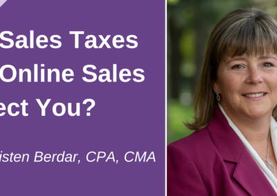 Do Sales Taxes for Online Sales Affect You? 
