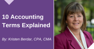 10 Accounting Terms Explained